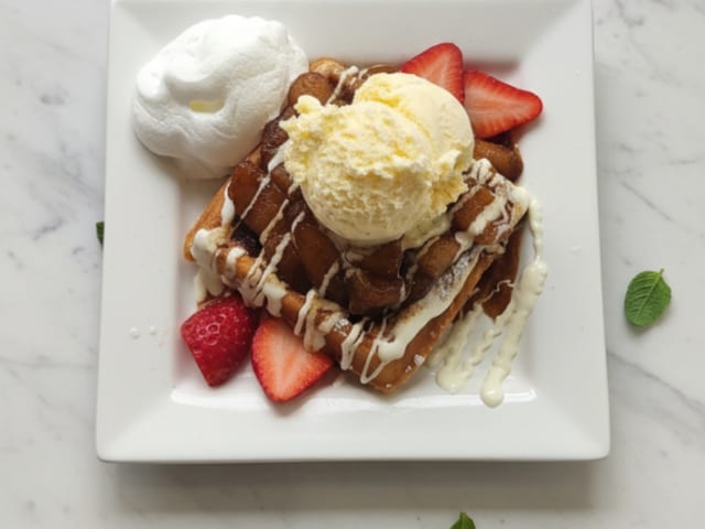 Apple Waffle.