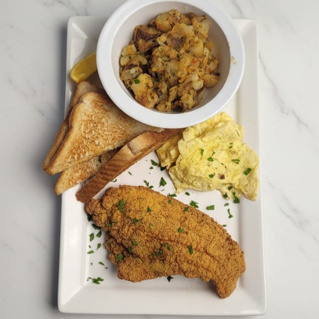 Fish & Grits Fried (Swai).