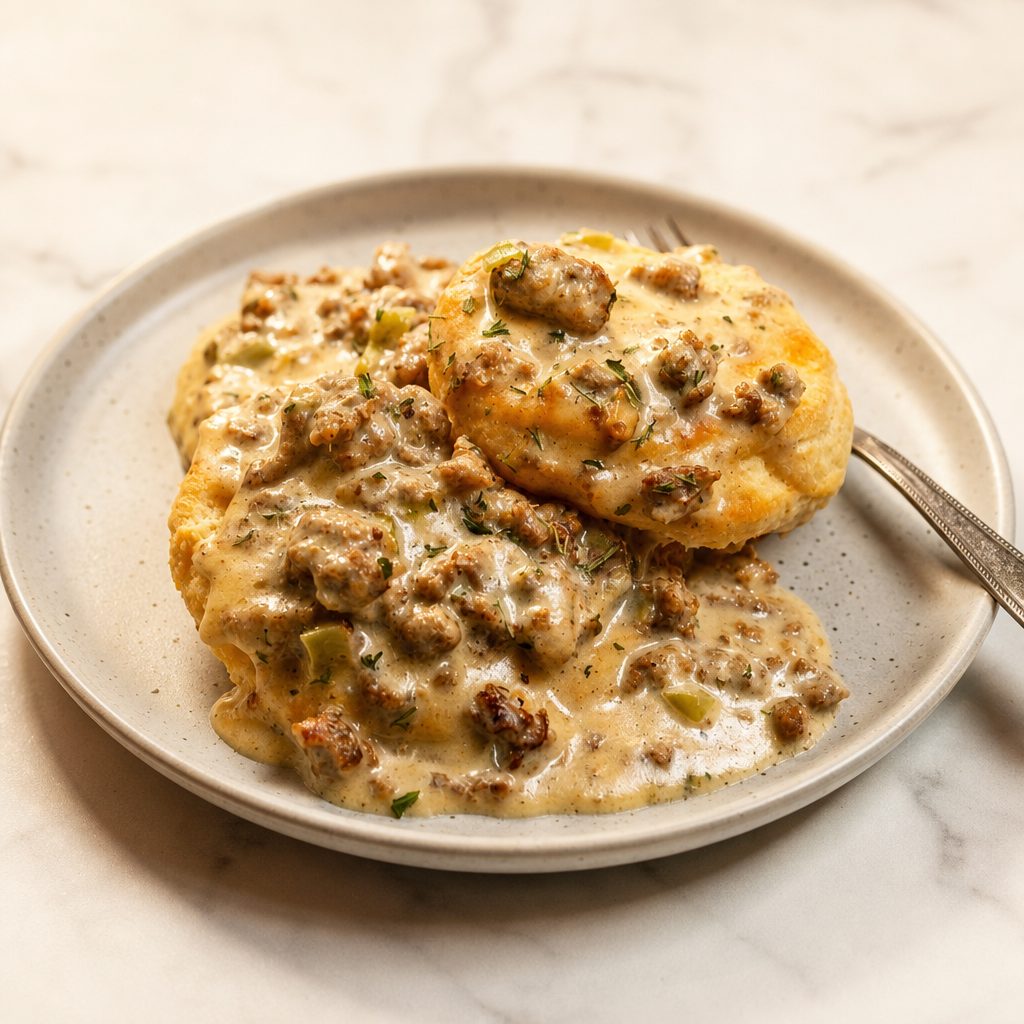 Gravy Biscuit Chicken.