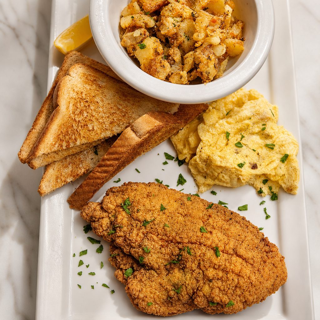 Fish & Grits Fried (Swai).