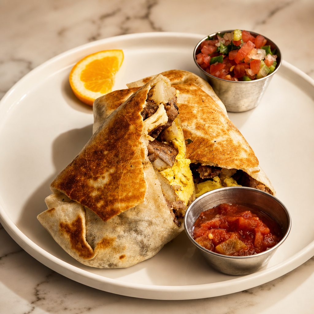 Breakfast Burritos.