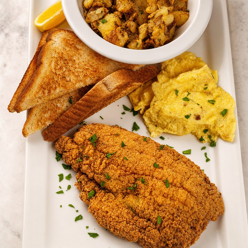 Fish & Grits Fried (Swai).